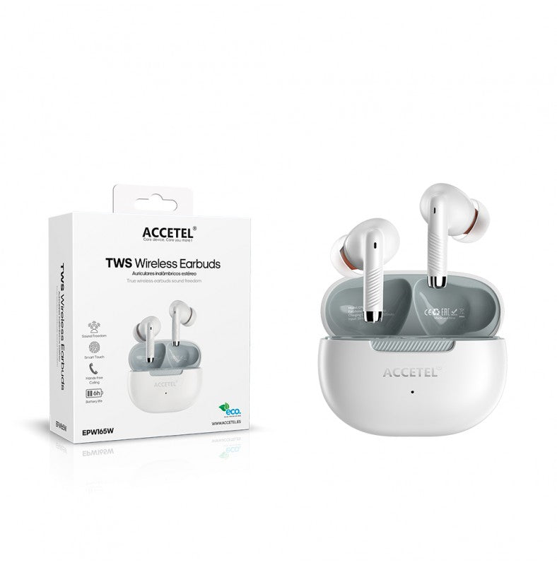Auriculares sem fio EPW165W TWS - Branco